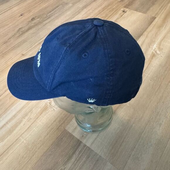 Junk De Luxe Baseball Navy Blue Hat Adjustable Strap Luxury Denmark European - Picture 2 of 8